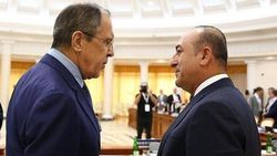 Mevlüt Çavuşoğlu, Rus mevkidaşı Lavrov ile görüştü